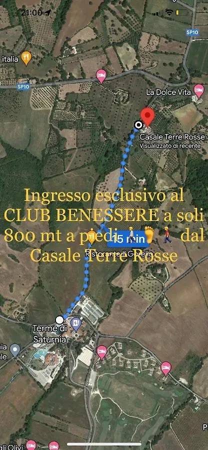 Casale Terre Rosse Bed & Breakfast Saturnia