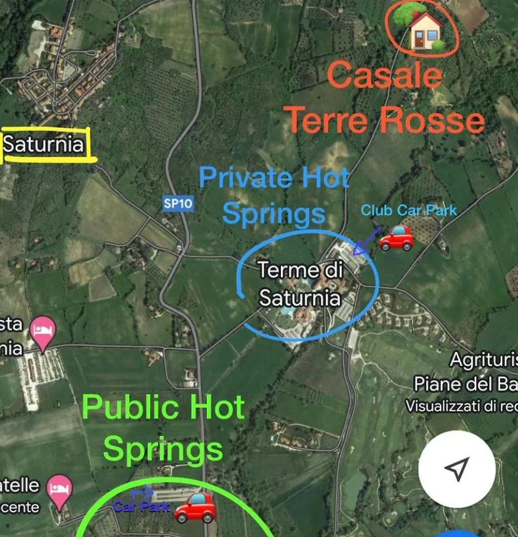 Casale Terre Rosse Bed & Breakfast Saturnia